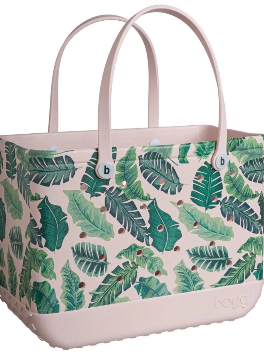 Large palm bogg tote bag